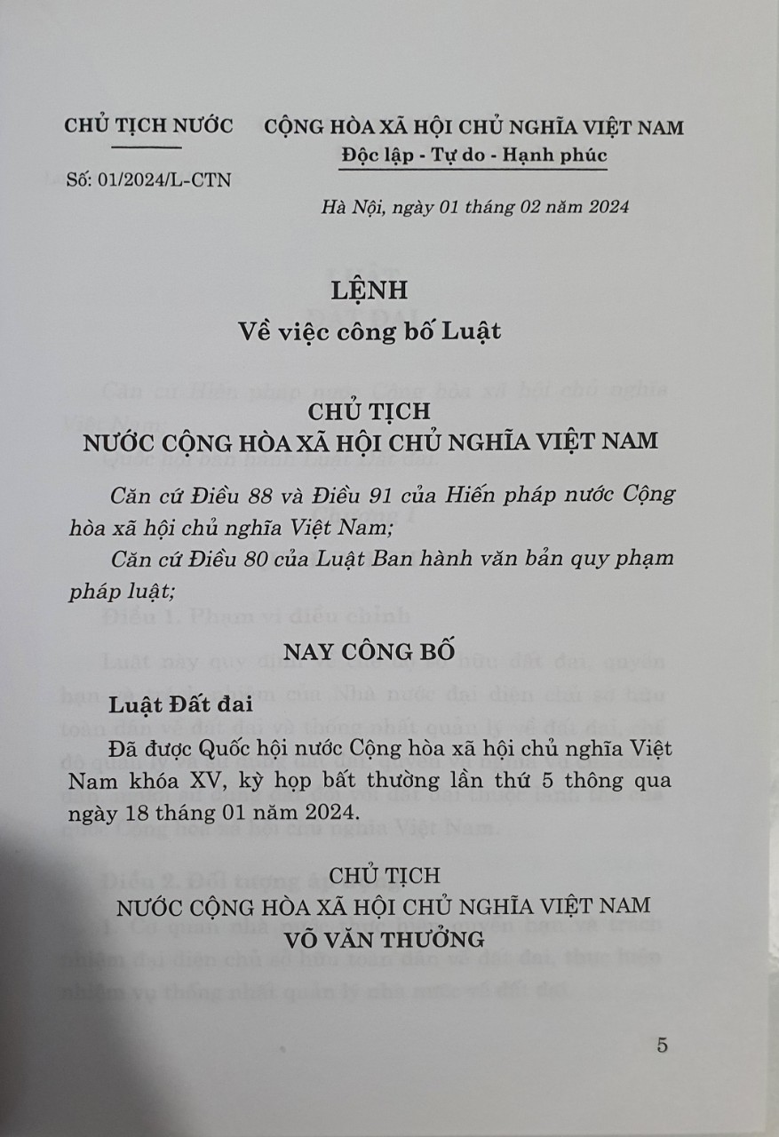 Luật Đất đai