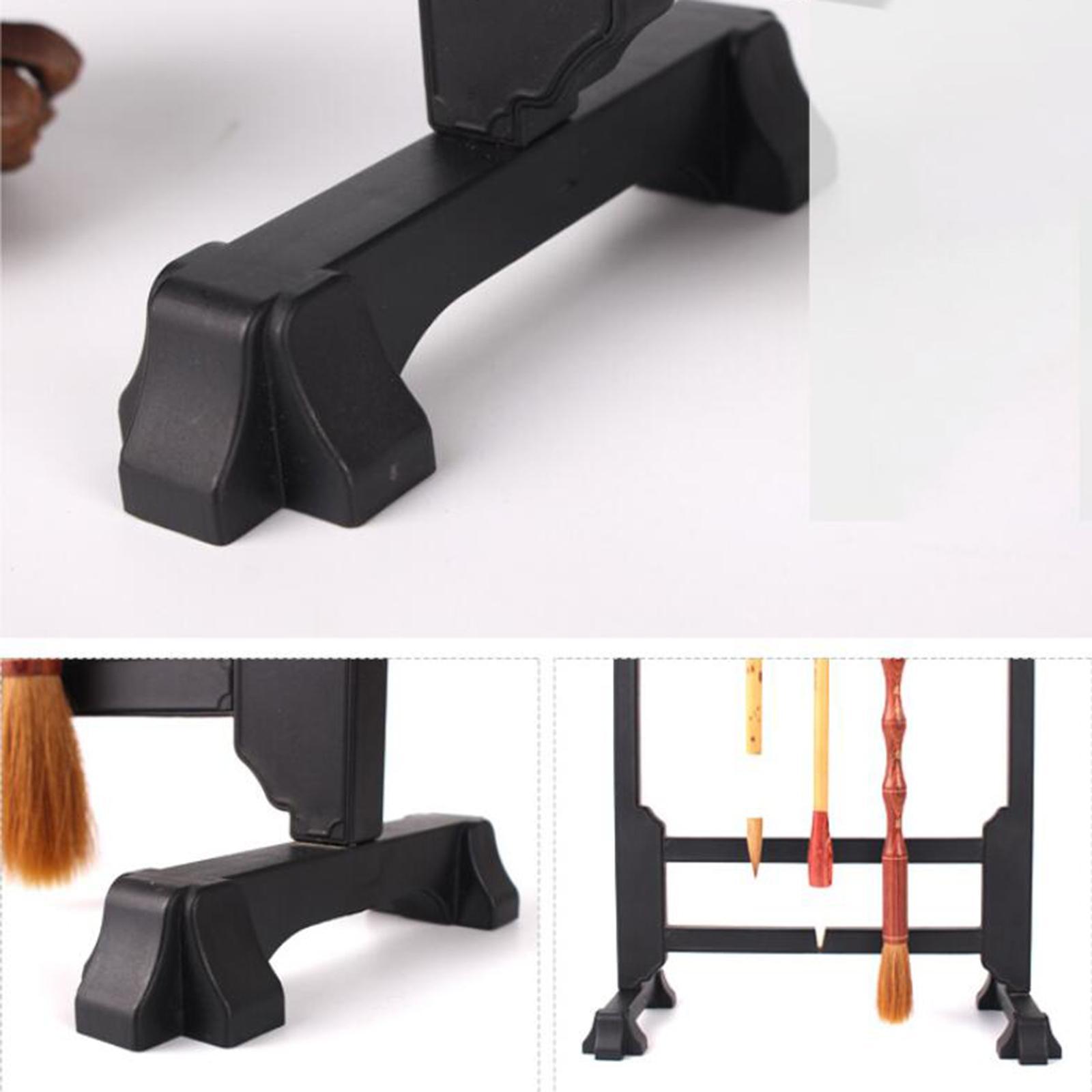 12-Pin Exquisite Brush Pen Rack Hanger Shelf Calligraphy Brush Pen Holder