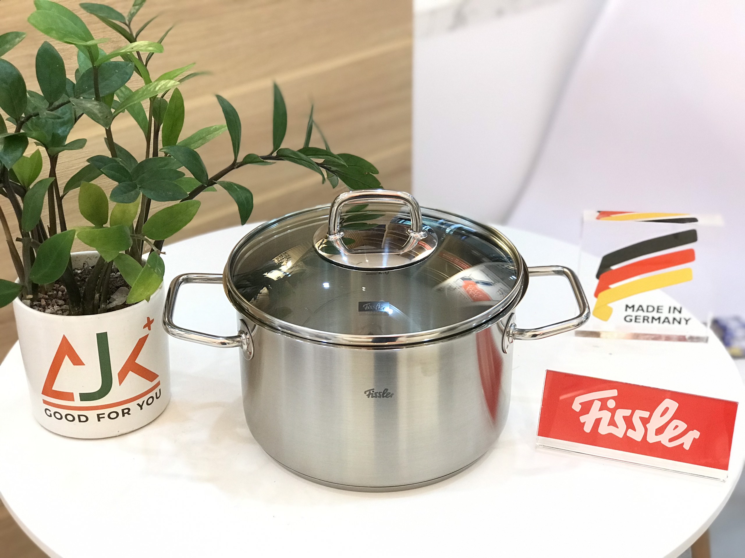 Bộ nồi inox cao cấp Fissler Viseo 4 món - Sản xuất tại Đức - Bảo hành chính hãng 12 tháng