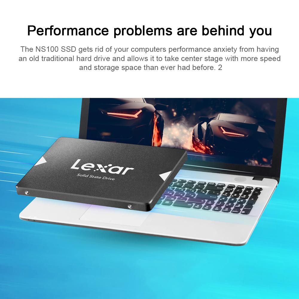 Lexar NS100 2.5” SATA III Solid State Drive SSD High Speed 512GB