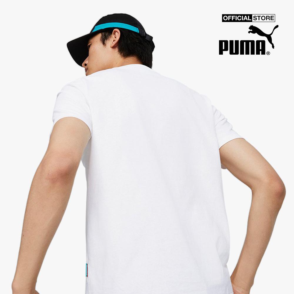 PUMA - Áo thun nam tay ngắn cổ tròn Fandom Graphic 536108