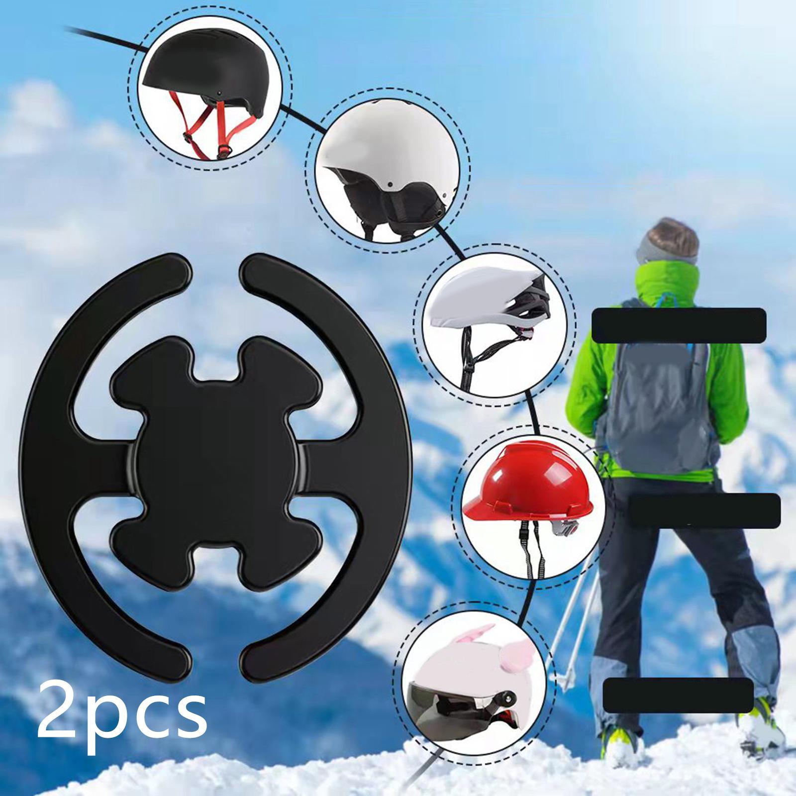 4x Ski Helmet Mask Holder Clip Masque Bracket for Snowboarding Snow Sports Outdoor Skiing