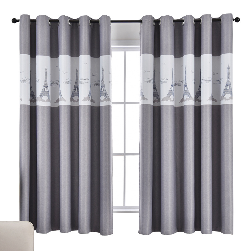 RÈM CỬA PARIS XÁM SIZE 3M NGANG X 2M CAO