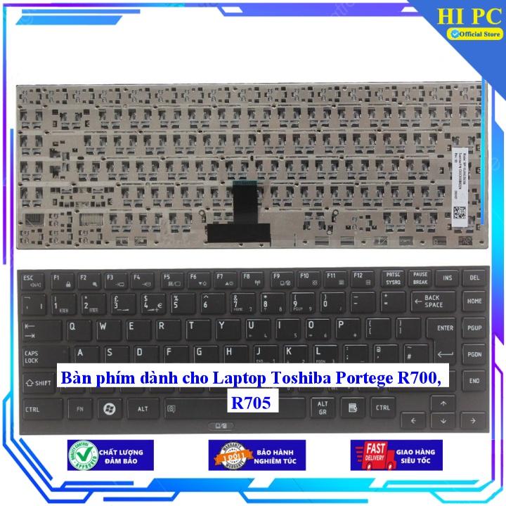 Bàn phím dành cho Laptop Toshiba Portege R700 R705 - Hàng Nhập Khẩu