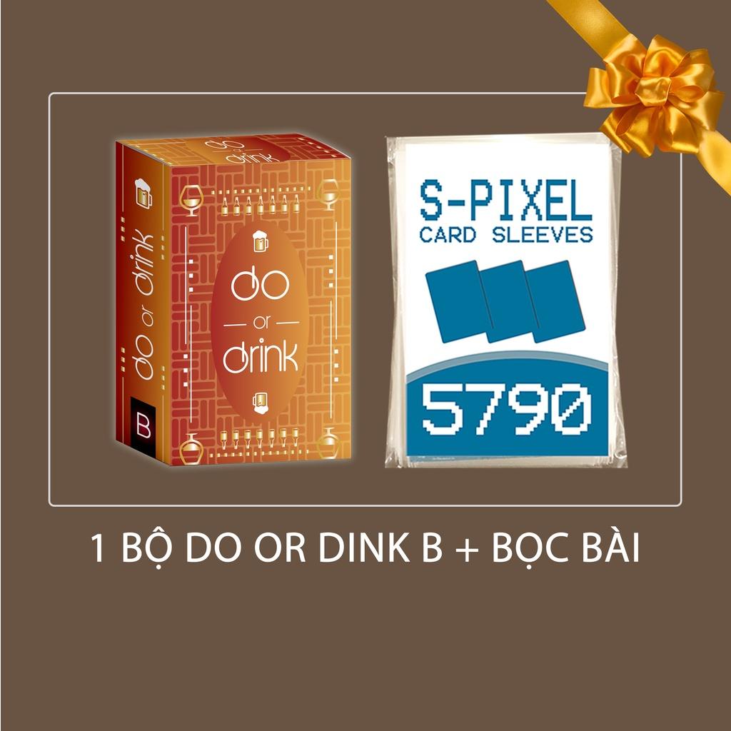 Bộ bài DO OR DRINK - Drinking game dành cho cặp đôi, bạn bè, Boardgame nốc ao huệ thú vị cho những bữa nhậu
