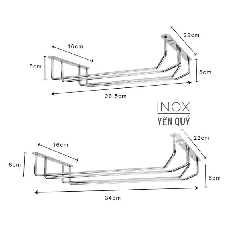 Giá treo ly sâu 27cm