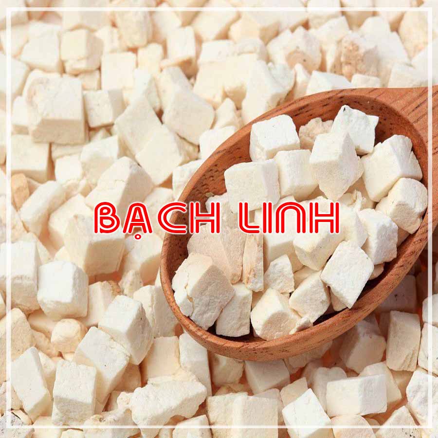 500g Bạch linh đồng vị thuốc bắc khô sạch