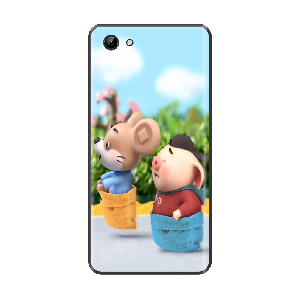 Ốp lưng TPU viền dẻo cho điện thoại VIVO Y81 Hình Chuột Tết 2020 Mẫu 05