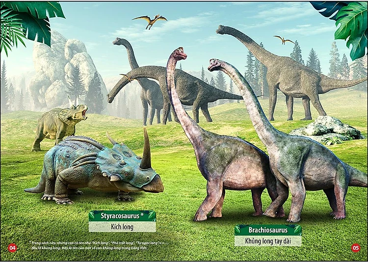 Từ Điển Bằng Hình - Song Ngữ Anh-Việt - Thế Giới Khủng Long