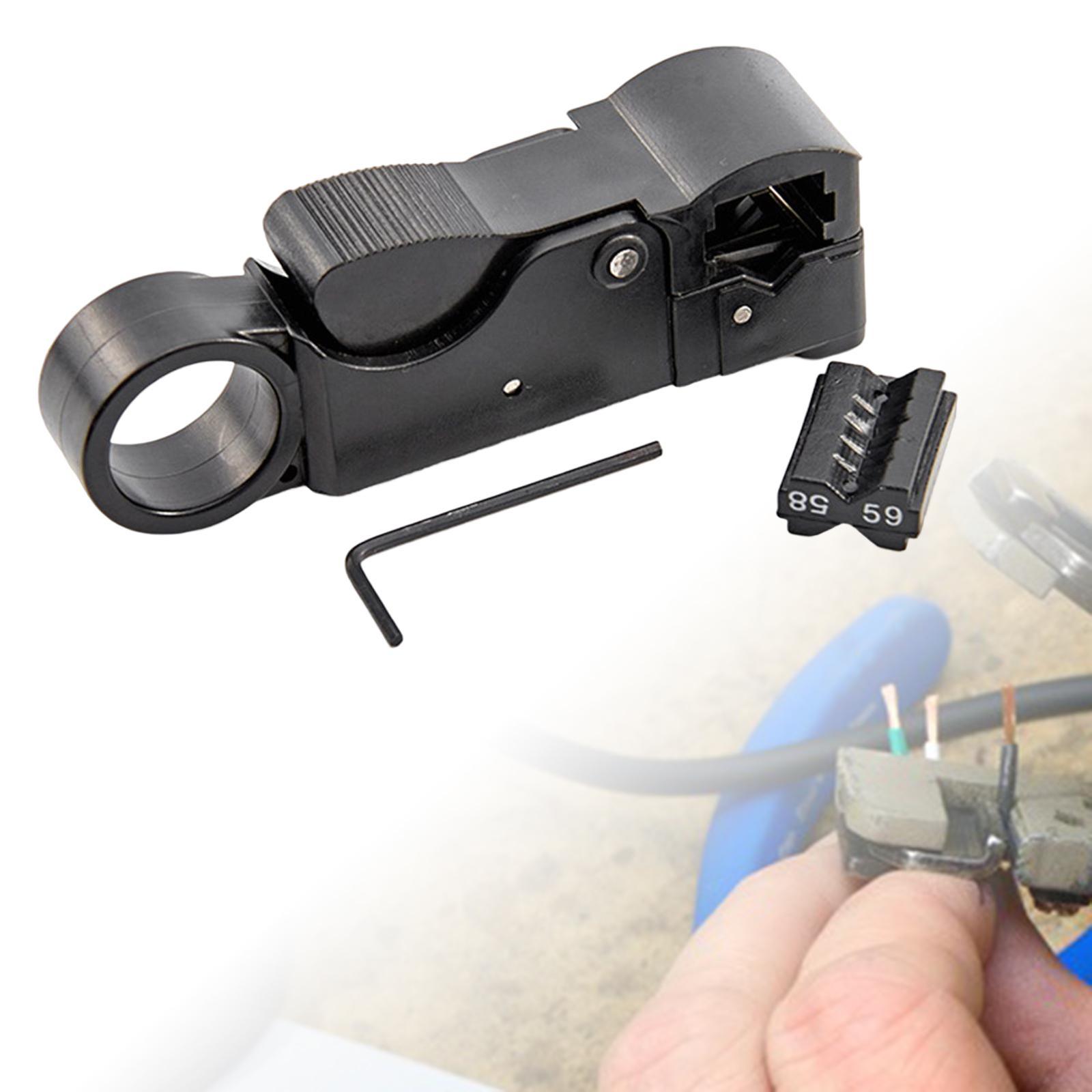 Multifunctional Coaxial Cable Stripper Stripping Plier Wire Stripper for RG3C RG4C