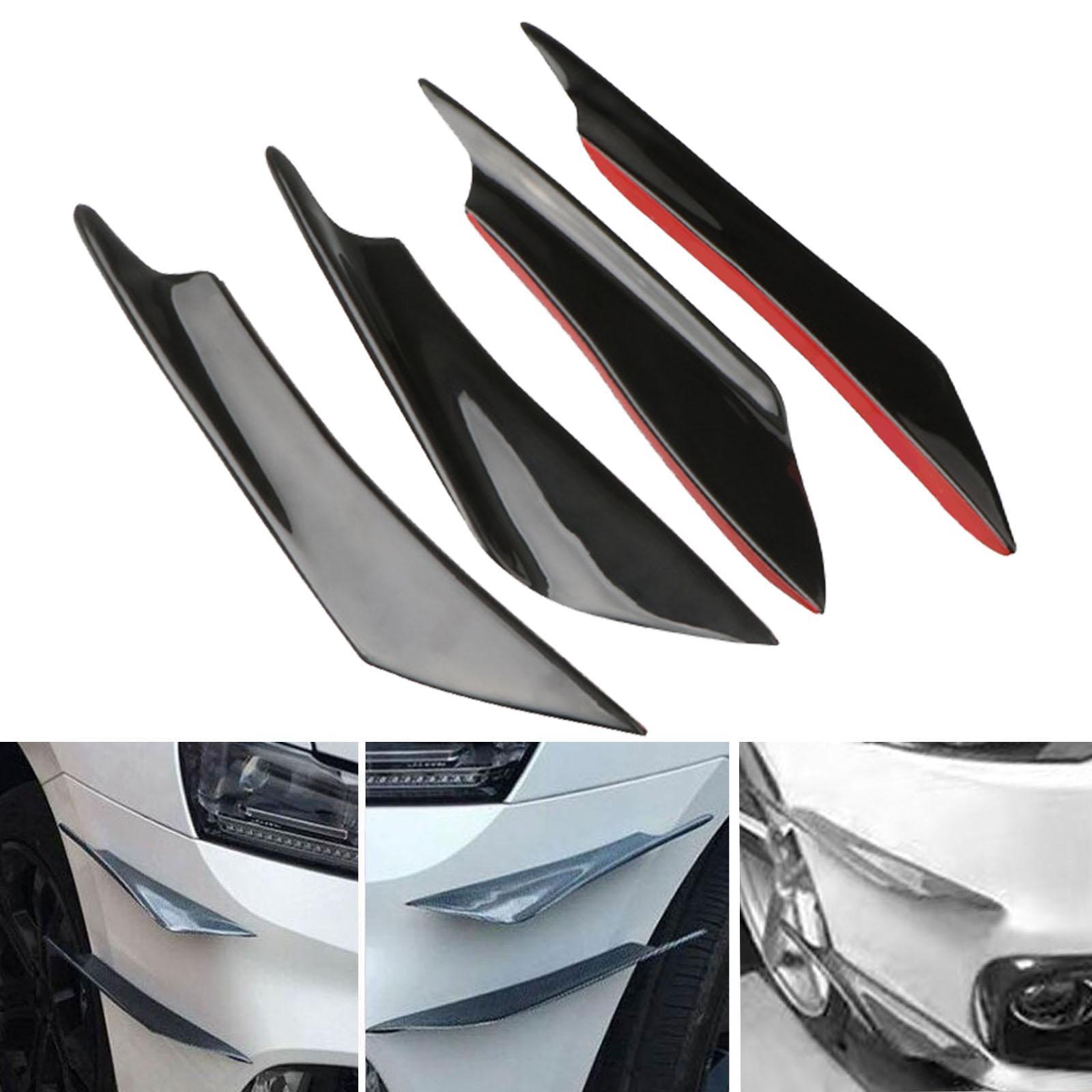 4 Pieces Front Bumper Diffuser Accessory for Attachment Car Replacement