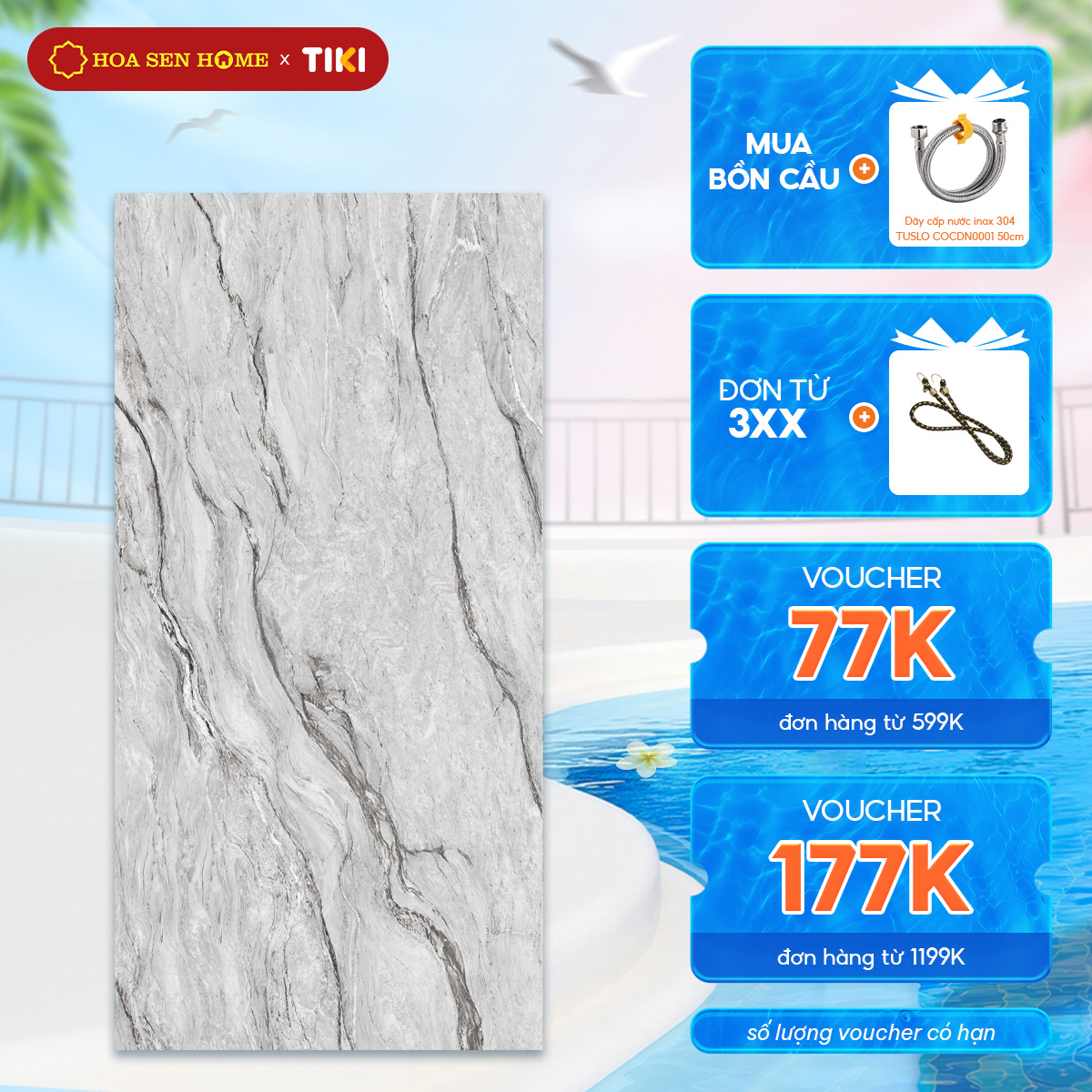 Gạch men lát nền LUSTRA INDAL0801600004 loại gạch granite vân đá tự nhiên độ dày 9.4mm, gạch 1 face, kích thước 800mmx1600mm, thùng 2 viên - Hàng chính hãng