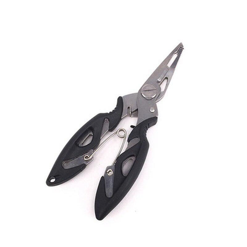 Fishing Pliers Fish Line Cutter Scissors Stainless Steel Mini Fish Hook Remover Multifunction Tools New Black Beak Jaw