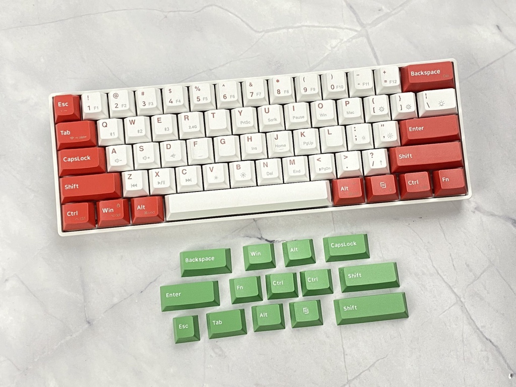 Bàn phím cơ không dây Dual Mode Newmen GM610Dy (Matcha keycap Extra), MX Hotswap, Keycap PBT Doubleshot, LED 20 hiệu ứng, bảo hành 24 tháng - Hàng chính hãng
