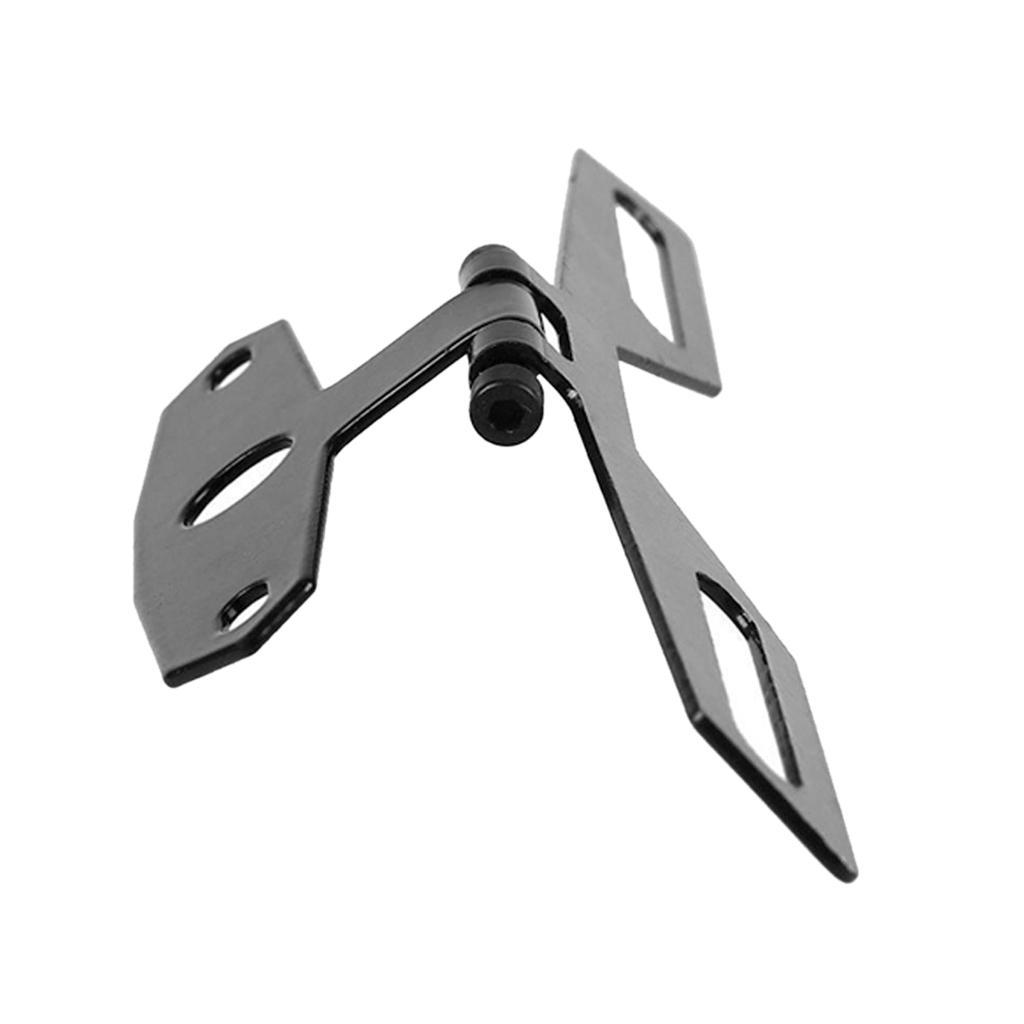 2Pcs Adjustable Folding Motorcycle Holder Tail Light Bracket