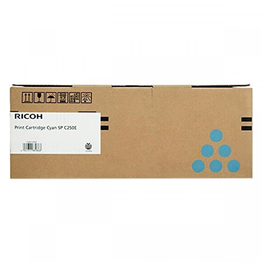Mực Máy In Màu Ricoh SP C250/C260/C261 - Cartridge 407548 Màu Xanh