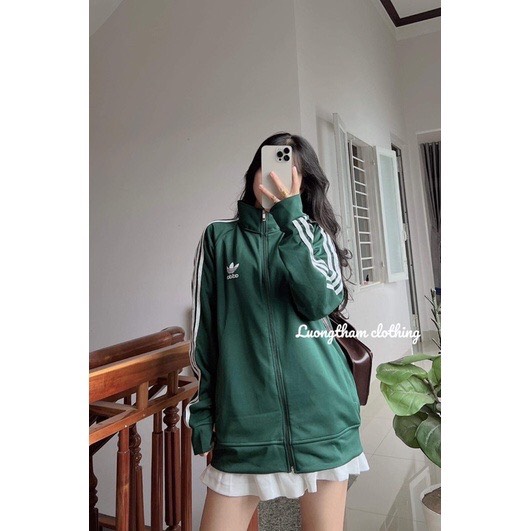 Áo khoác nỉ 3 vóc cổ tàu khóa giữa siêu đẹp