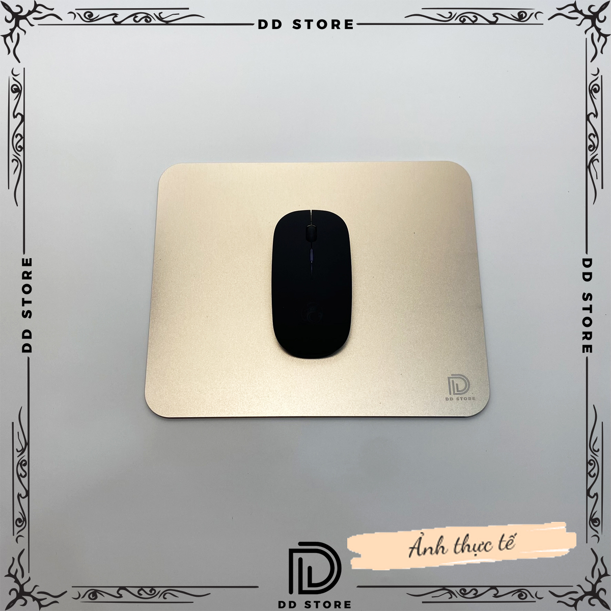 Miếng Lót Chuột Nhôm  DD-100 kích thước 245x202mm Hàng Chính Hãng