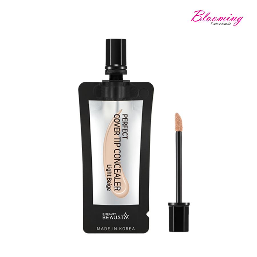 Kem che khuyết điểm, độ chống nắng SPF 25 Beausta Perfect Cover Tip Concealer -Light Beige 4ml