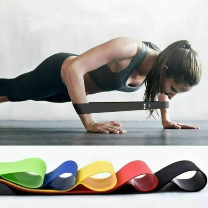 Bộ dây tập kháng lực YOGA Có vạch lực chính hãng SPORTY YGB4 co giãn đàn hồi cho tập thể hình( Bộ 4 dây, 5 dây, 8 dây)