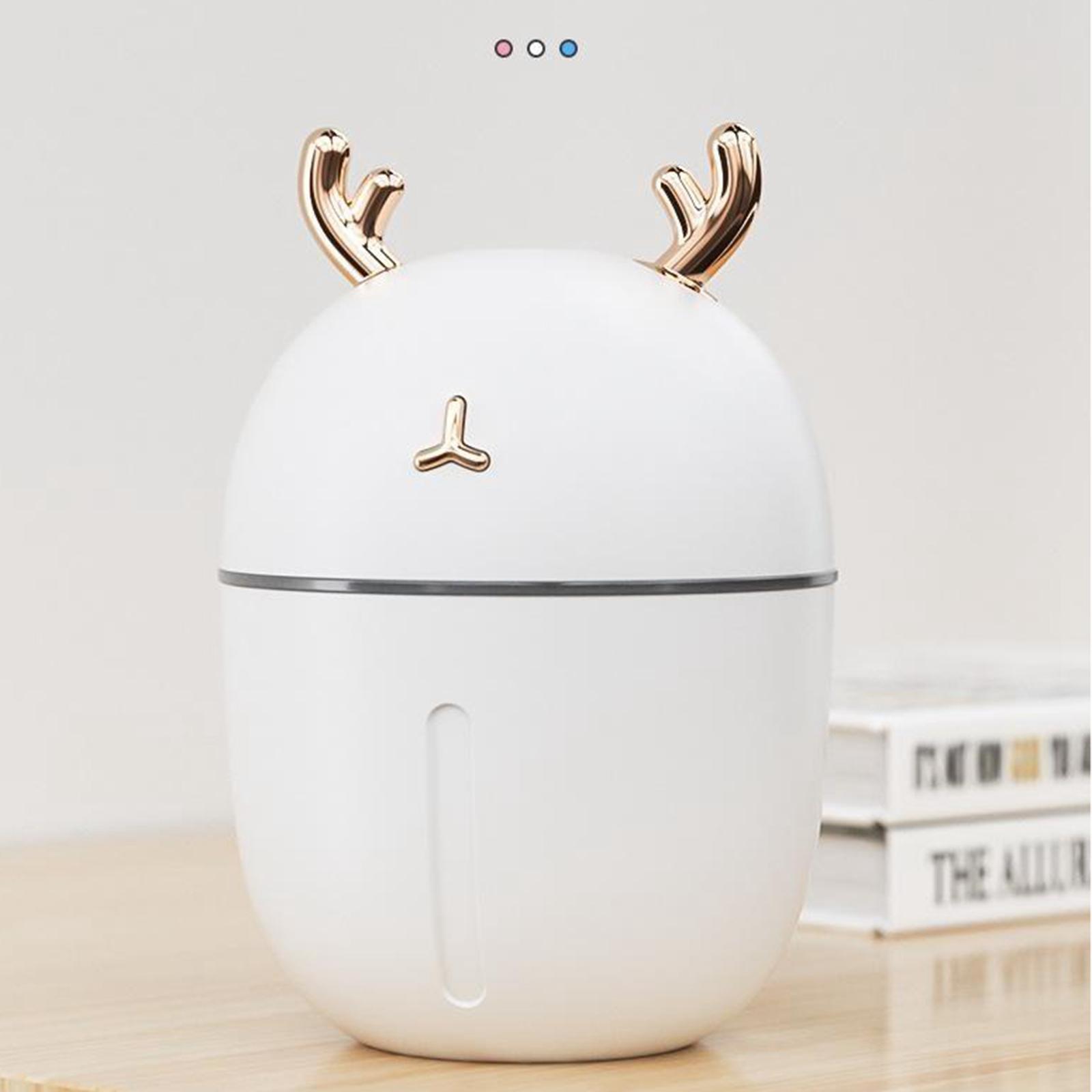 220ML Ultrasonic Air Humidifier Aroma Essential Oil Diffuser for Home White