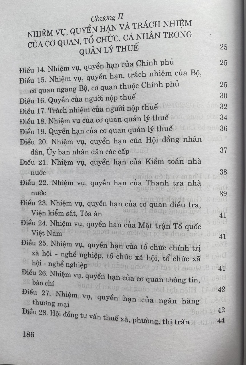 Luật Quản Lý Thuế