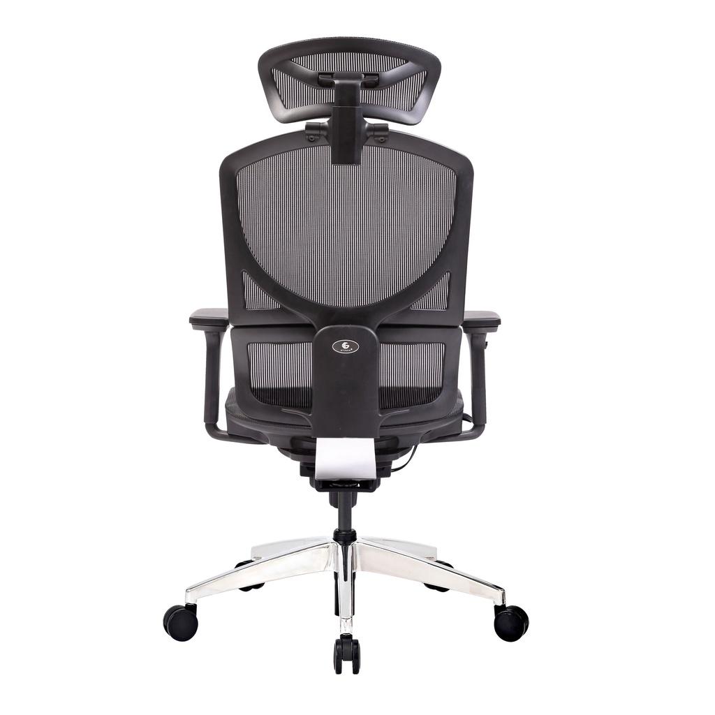 Ghế làm việc GTChair Isee Mini xoay văn phòng công thái học Ergonomic chất liệu lưới CHỊU LỰC bảo vệ cột sống, ngả sâu 125 độ, tựa đầu 3D, lưng ghế nâng hậ tiện lợi - ERGOHOME