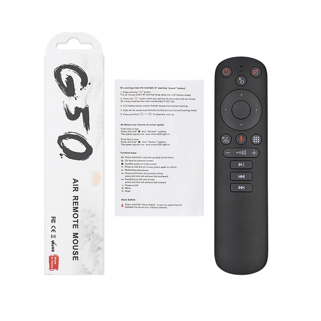 chuột bay g50s tìm kiếm giọng nói Remote Mouse Air g50s điều khiển cử chỉ thông minh