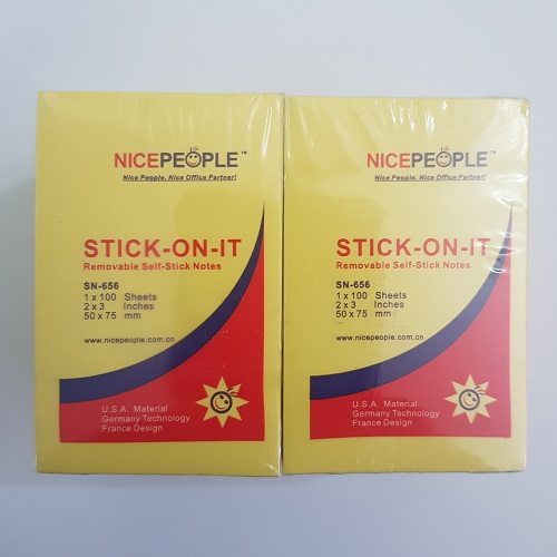 Combo 5 Tập Giấy Nhớ Cao Cấp Nice People 2x3