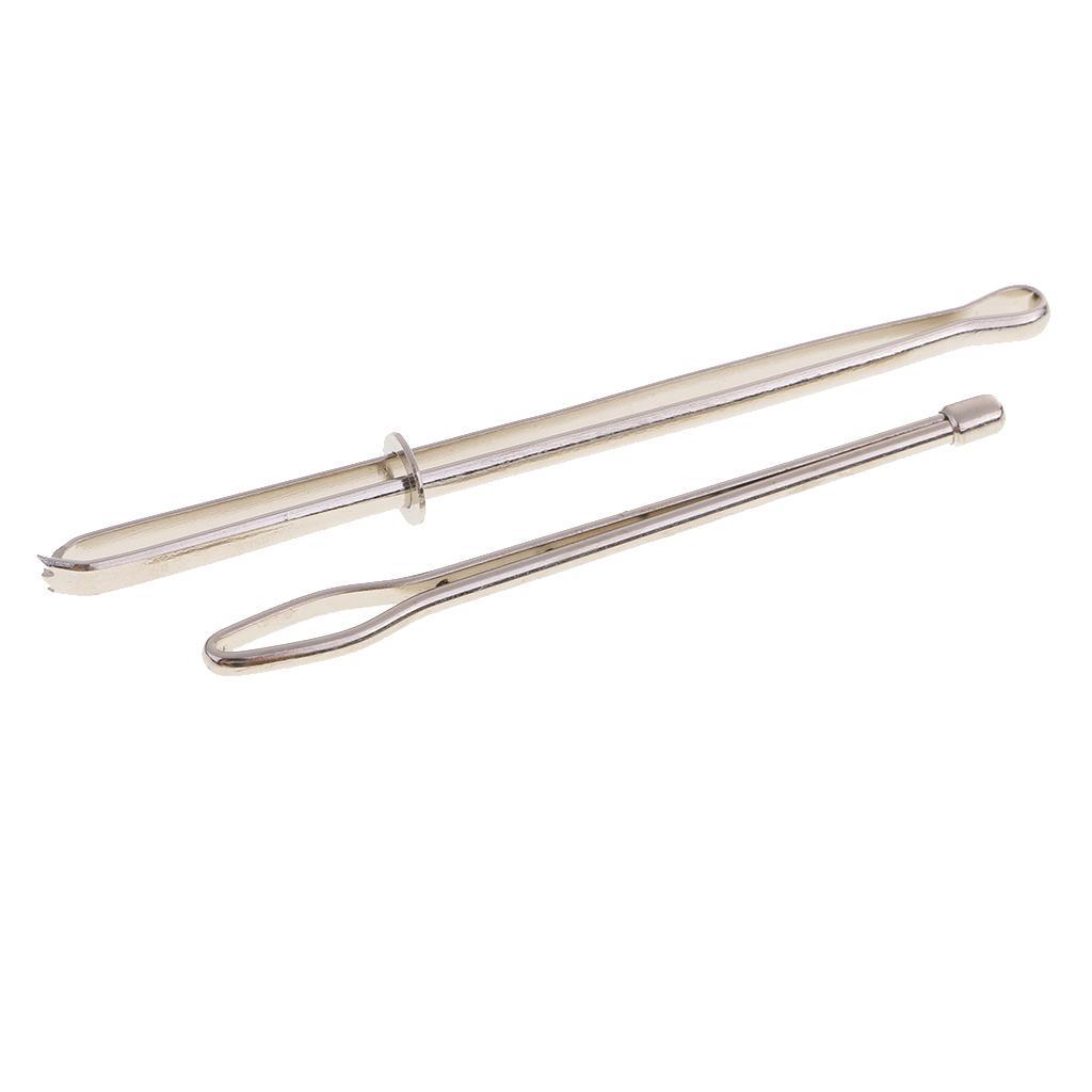 10pcs Assorted Bodkin Needles Threader Tweezers Insert Elastic Sewing Tool
