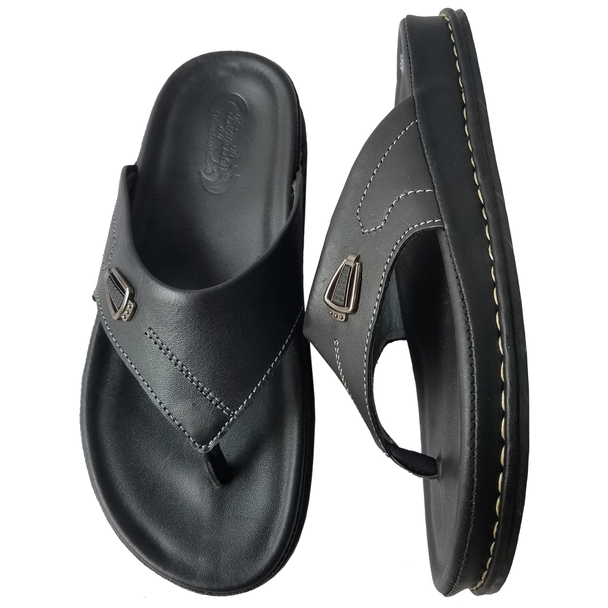 Dép Xỏ Ngón Nam Da Bò Thật BIGGBEN Cao Cấp DK101