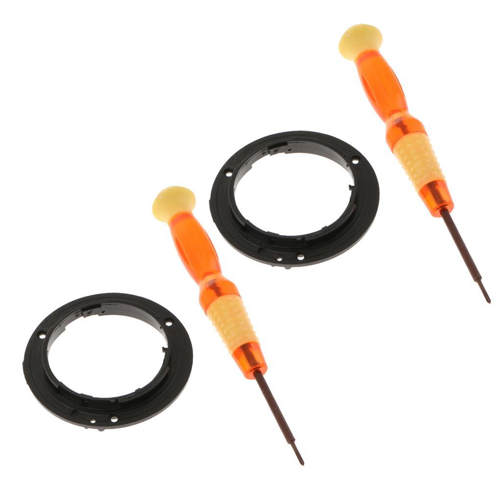 2 Piece 58mm Bayonet Mount Rings for 18-135 18-55 18-105 55-200mm Lens