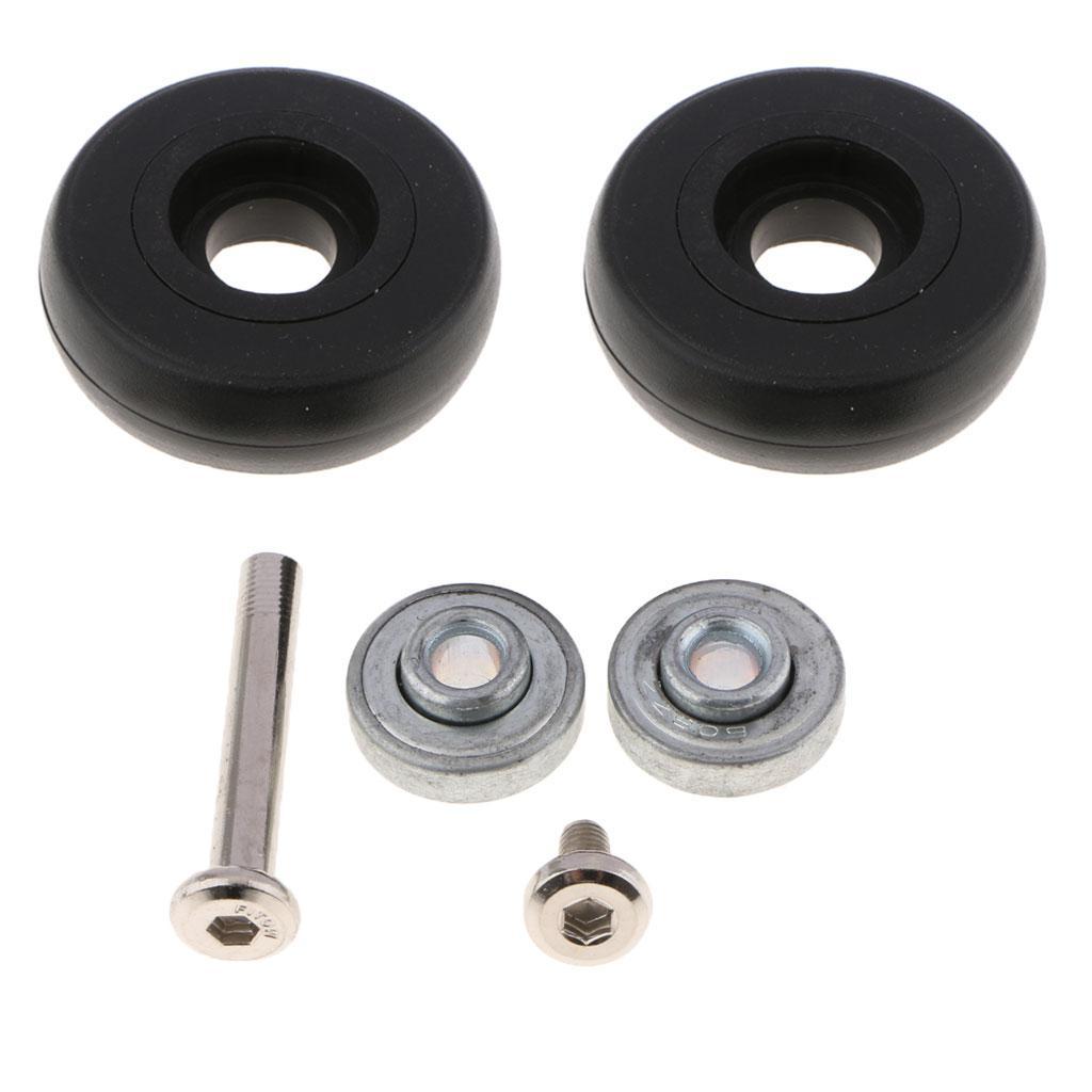 1 Set Luggage Wheels Replacement Suitcase Trolley Case DIY Casters 5018A-A