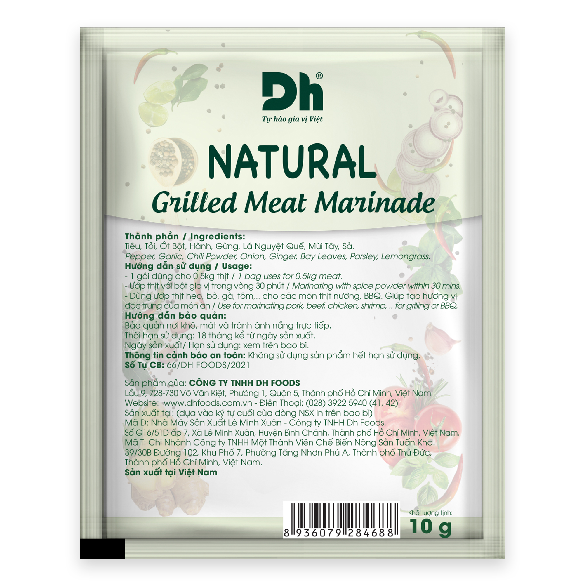 Combo 5 gói Gia vị Ướp (bao gồm gia vị ướp Ngũ vị hương, gia vị nấu Cà ri, gia vị nấu Bò Kho, gia vị Ướp thịt nướng, gia vị ướp thịt Chẩm Chéo)