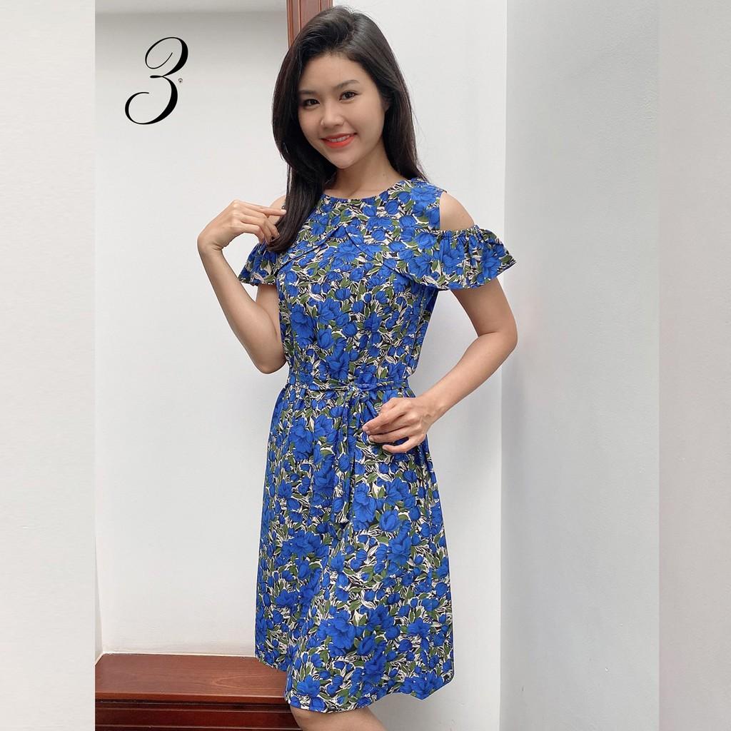 Đầm Trễ Vai, Váy Trễ Vai, Chất Liệu Lụa Loại 1, Mặc Cực Thoải Mái