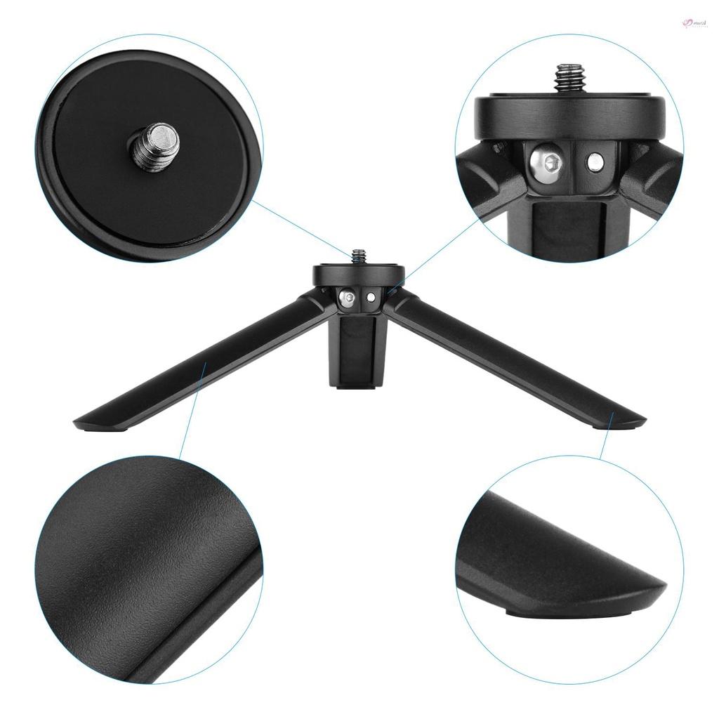 Giá đỡ ba chân mini bằng kim loại 1/4 inch tương thích với Feiyu G5/G6/G6 Max/Vimble 2S/VLOG Pocket Zhiyun CRANE-M2/Smooth 4