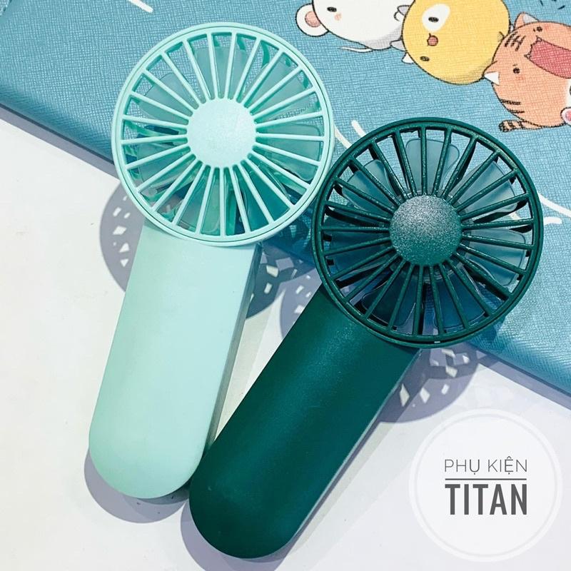 Quạt cầm tay Mini siêu dễ thương, siêu tiện ích, pin tích hợp sẵn