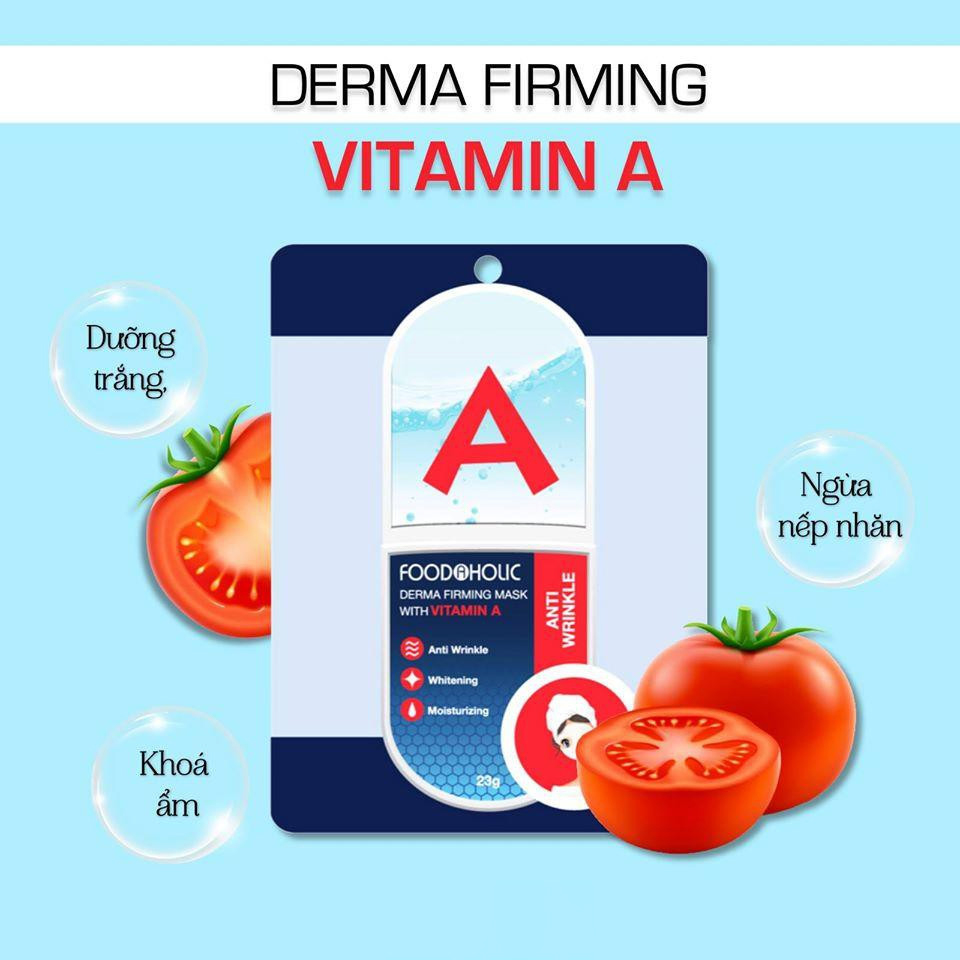 Combo Mix 10 Mặt Nạ Giấy Chăm Sóc Da Toàn Diện Foodaholic Derma Vitamin Mask 23g x 10