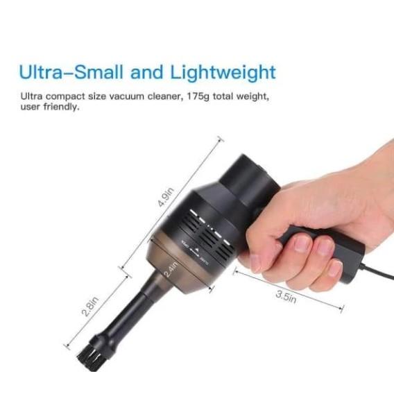 Máy hút bụi cầm tay có cổng sạc USB 2000mAh - Home and Garden