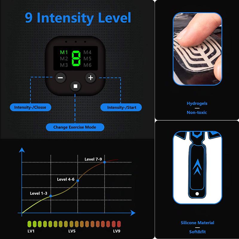 EMS Kích Thích Cơ Mực Kích Thích Giảm Béo Bụng Thiết Bị Sạc Máy Mát Xa Nhà Tập Thể Hình
