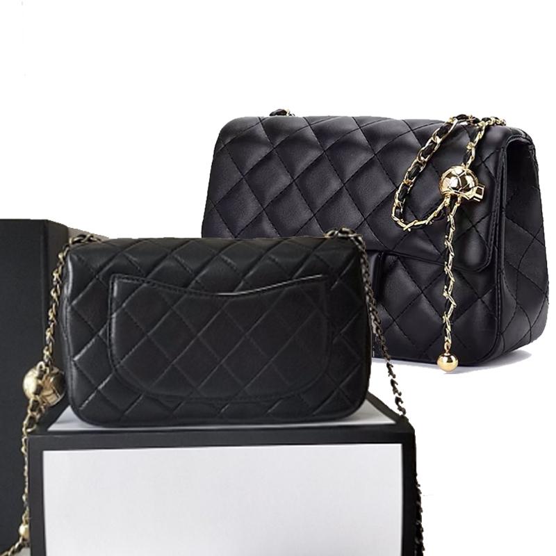 Thời Trang Cao Cấp Nữ Túi Sập Chất Lượng Cao Semicircl Vàng Kẻ Sọc Dây Chuyền Da Cừu Túi Xách Đeo Vai Nữ Cổ Điển Tay Thiết Kế