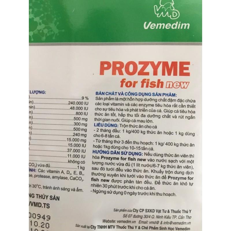 prozyme for fish, men tiêu hoá cho cá, 100g/ gói