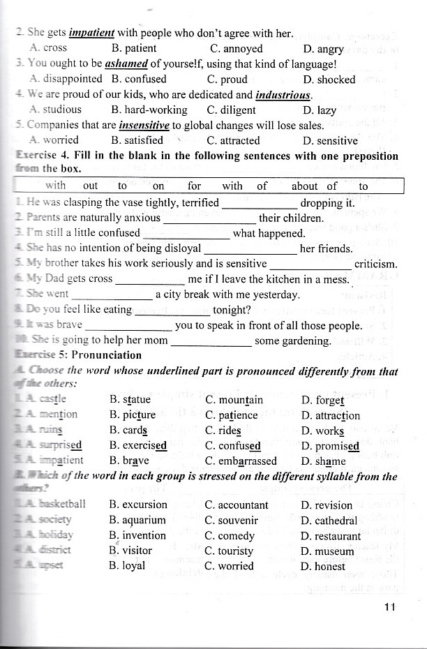 Bài giảng và lời giải chi tiết tiếng anh 11 - Friends Global