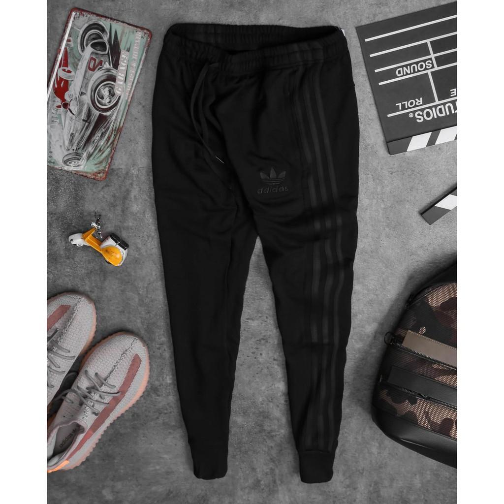 Quần + áo thể thao đen đen thun poly unisex