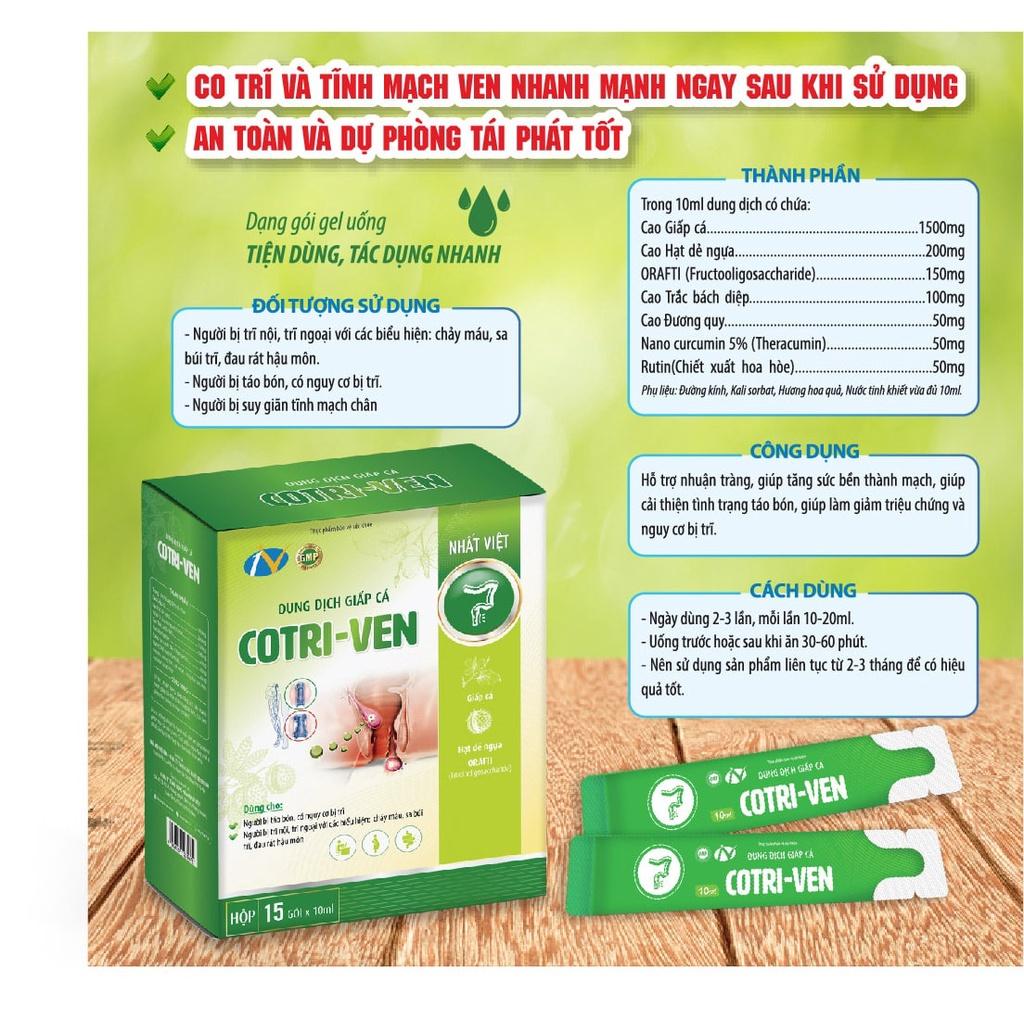 Dung dịch Giấp cá Co trĩ Cotriven- 15 gói x10ml