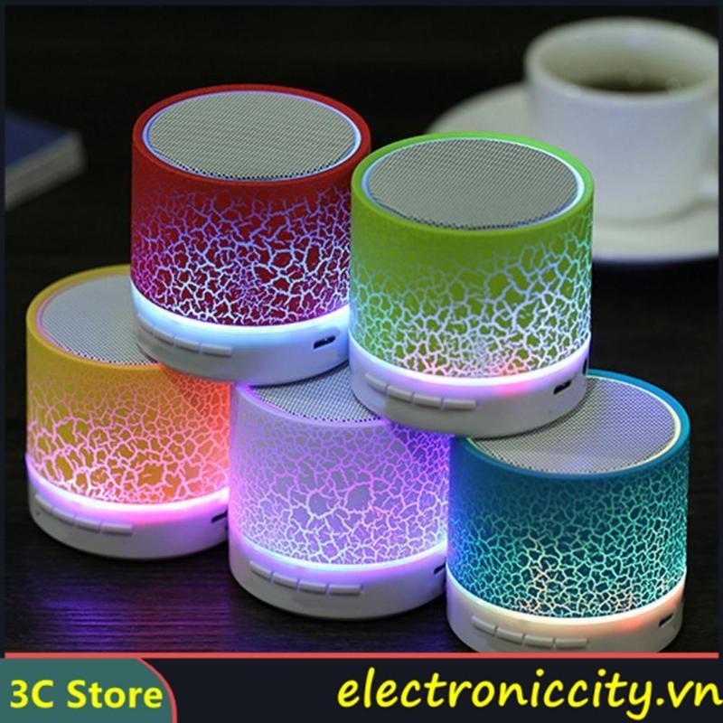 Loa bluetooth mini có đèn led nhiều màu sắc A9 hỗ trợ Usb/ Aux/ thẻ Tf/ Fm