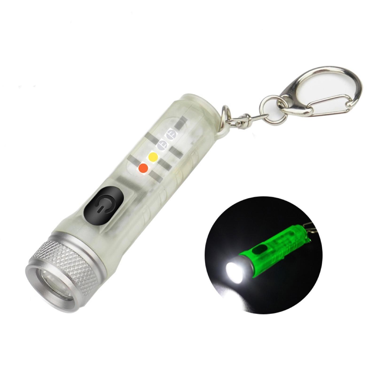 Portable Mini LED Flashlight Torch USB Rechargeable for Outdoor Workshop