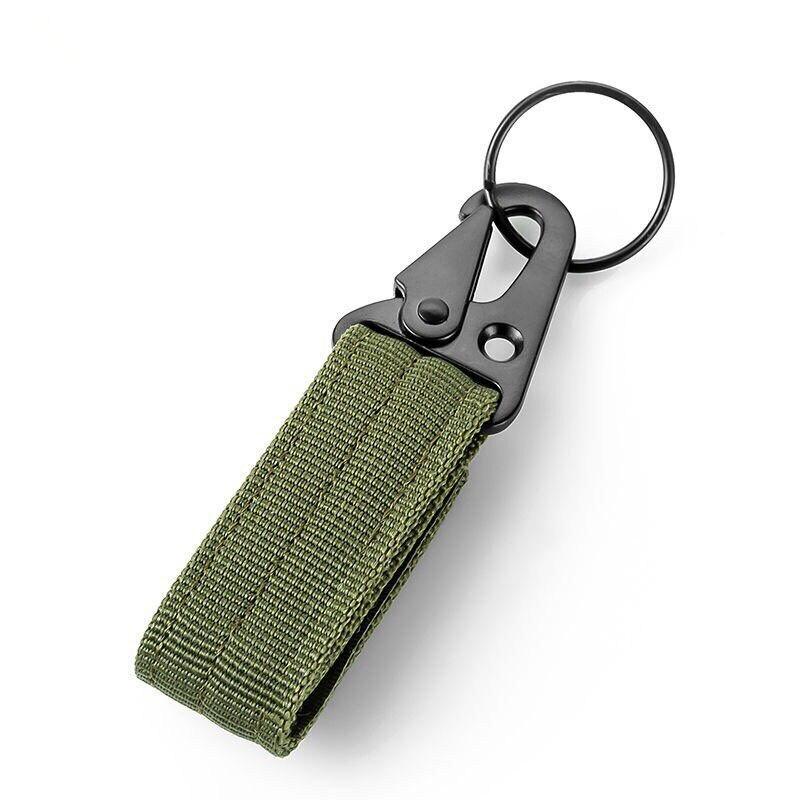 1PC Carabiner High Strength Nylon Key Hook MOLLE Webbing Buckle Hanging System Belt Buckle Hanging Camping Hiking Accessories