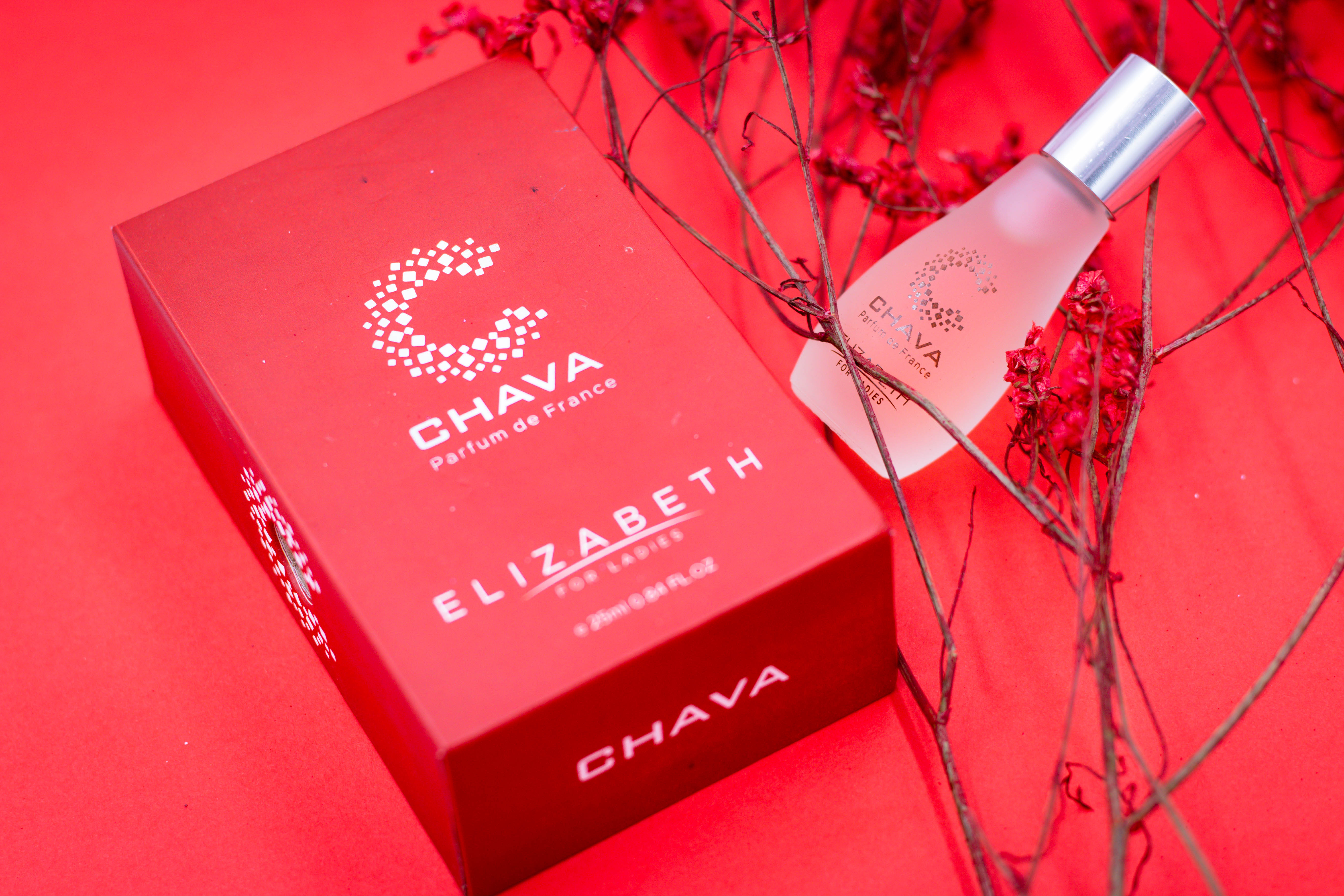 NƯỚC HOA NỮ  CHAVA ELIZABETH – 12ml (dạng lăn) - Parfum de France for Ladies (Roll)