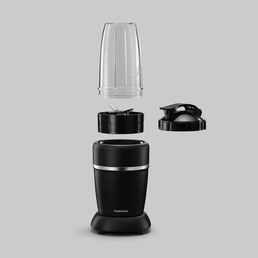 Máy xay sinh tố Locknlock 950ml Duo Turbo Blender- Màu đen - EJM452BLK - Hàng chính hãng
